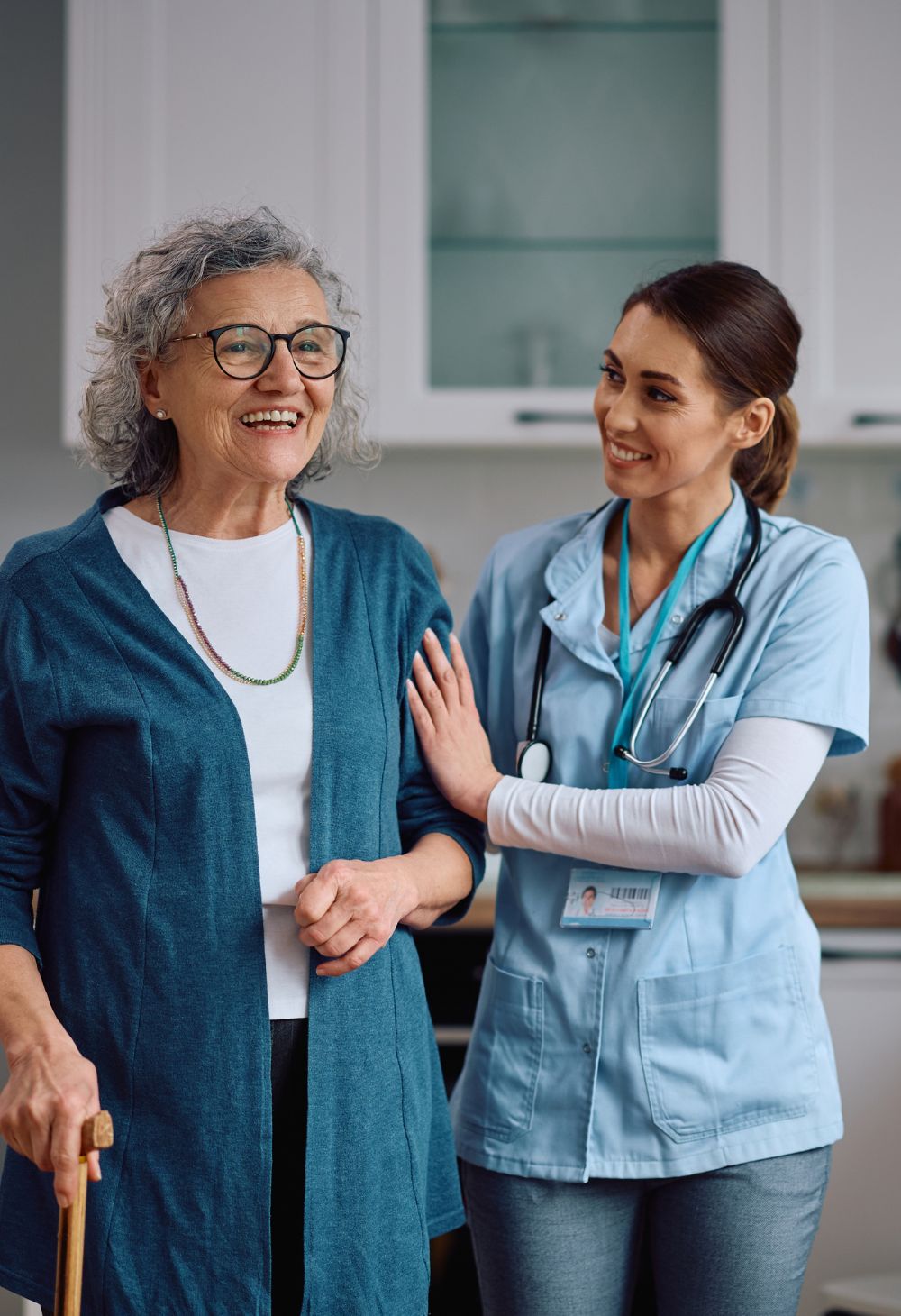 caregiver talking with senior caregiver talking with senior 6